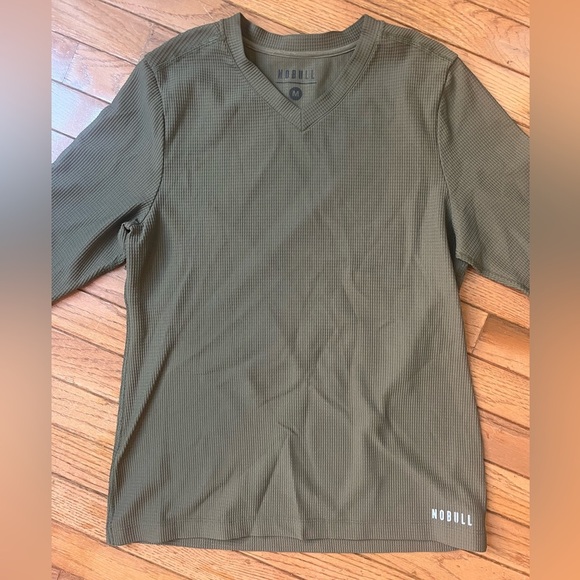 NOBULL Waffle Thermal V Neck Long Sleeve Medium - Picture 5 of 9